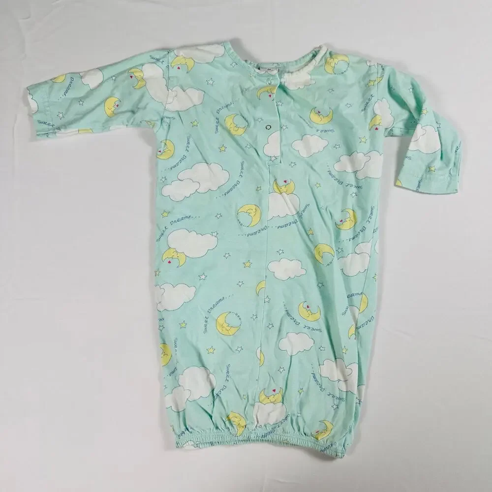 Vintage Sweet Dreams 100% Cotton Gender Neutral Sleep Sack Sz OS